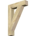 thumbnail image 1 of Ekena Millwork 4"W x 20"D x 28"H Traditional Block Rough Sawn Bracket, Douglas Fir, 1 of 25