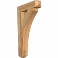 thumbnail image 1 of Ekena Millwork 4"W x 20"D x 32"H Thorton Craftsman Rough Sawn Bracket, Western Red Cedar, 1 of 13