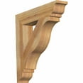 thumbnail image 1 of Ekena Millwork 4"W x 22"D x 22"H Funston Traditional Rough Sawn Bracket, Western Red Cedar, 1 of 13