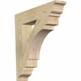 thumbnail image 1 of Ekena Millwork 4"W x 22"D x 22"H Merced Traditional Rough Sawn Bracket, Douglas Fir, 1 of 4
