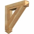 thumbnail image 1 of Ekena Millwork 4"W x 22"D x 22"H Traditional Arts & Crafts Rough Sawn Bracket, Western Red Cedar, 1 of 13