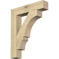 thumbnail image 1 of Ekena Millwork 4"W x 22"D x 26"H Balboa Block Rough Sawn Bracket, Douglas Fir, 1 of 25