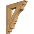 thumbnail image 1 of Ekena Millwork 4"W x 22"D x 26"H Balboa Traditional Rough Sawn Bracket, Western Red Cedar, 1 of 13