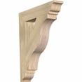 thumbnail image 1 of Ekena Millwork 4"W x 22"D x 26"H Funston Traditional Rough Sawn Bracket, Douglas Fir, 1 of 13