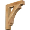 thumbnail image 1 of Ekena Millwork 4"W x 22"D x 26"H Imperial Block Rough Sawn Bracket, Western Red Cedar, 1 of 25