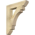 thumbnail image 1 of Ekena Millwork 4"W x 22"D x 26"H Merced Slat Rough Sawn Bracket, Douglas Fir, 1 of 4