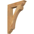 thumbnail image 1 of Ekena Millwork 4"W x 22"D x 30"H Legacy Traditional Rough Sawn Bracket, Western Red Cedar, 1 of 4