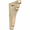 thumbnail image 1 of Ekena Millwork 4"W x 22"D x 34"H Olympic Craftsman Rough Sawn Bracket, Douglas Fir, 1 of 13