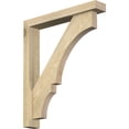 thumbnail image 1 of Ekena Millwork 4"W x 24"D x 28"H Balboa Block Rough Sawn Bracket w/ Offset Brace, Douglas Fir, 1 of 25