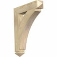 thumbnail image 1 of Ekena Millwork 4"W x 24"D x 28"H Thorton Arts & Crafts Rough Sawn Bracket, Douglas Fir, 1 of 13