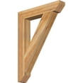 thumbnail image 1 of Ekena Millwork 4"W x 24"D x 32"H Traditional Slat Rough Sawn Bracket, Western Red Cedar, 1 of 4