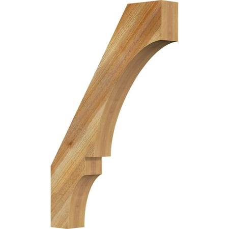 Ekena Millwork 4"W x 24"D x 36"H Balboa Rough Sawn Knee Brace, Western Red Cedar