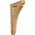 thumbnail image 1 of Ekena Millwork 4"W x 24"D x 36"H Thorton Craftsman Rough Sawn Bracket, Western Red Cedar, 1 of 13