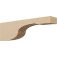 thumbnail image 1 of 4"W x 24"D x 8"H Thin Del Monte Rough Cedar Woodgrain TimberThane Corbel, Primed Tan, 1 of 6