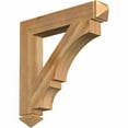 thumbnail image 1 of Ekena Millwork 4"W x 26"D x 26"H Balboa Arts & Crafts Rough Sawn Bracket, Western Red Cedar, 1 of 13