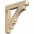 thumbnail image 1 of Ekena Millwork 4"W x 26"D x 26"H Balboa Craftsman Rough Sawn Bracket, Douglas Fir, 1 of 13