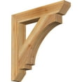 thumbnail image 1 of Ekena Millwork 4"W x 26"D x 26"H Imperial Slat Rough Sawn Bracket, Western Red Cedar, 1 of 4
