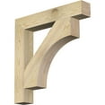 thumbnail image 1 of Ekena Millwork 4"W x 26"D x 26"H Westlake Block Rough Sawn Bracket, Douglas Fir, 1 of 25