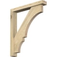 thumbnail image 1 of Ekena Millwork 4"W x 26"D x 30"H Balboa Block Rough Sawn Bracket w/ Offset Brace, Douglas Fir, 1 of 25