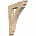 thumbnail image 1 of Ekena Millwork 4"W x 26"D x 30"H Thorton Traditional Rough Sawn Bracket, Douglas Fir, 1 of 13