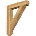 thumbnail image 1 of Ekena Millwork 4"W x 26"D x 30"H Traditional Craftsman Rough Sawn Bracket, Western Red Cedar, 1 of 4