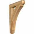 thumbnail image 1 of Ekena Millwork 4"W x 26"D x 34"H Thorton Craftsman Rough Sawn Bracket, Western Red Cedar, 1 of 13