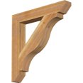 thumbnail image 1 of Ekena Millwork 4"W x 28"D x 28"H Funston Slat Rough Sawn Bracket, Western Red Cedar, 1 of 4