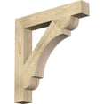thumbnail image 1 of Ekena Millwork 4"W x 28"D x 28"H Olympic Block Rough Sawn Bracket, Douglas Fir, 1 of 25