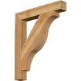 thumbnail image 1 of Ekena Millwork 4"W x 28"D x 32"H Funston Block Rough Sawn Bracket, Western Red Cedar, 1 of 25