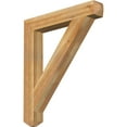thumbnail image 1 of Ekena Millwork 4"W x 28"D x 32"H Traditional Craftsman Rough Sawn Bracket, Western Red Cedar, 1 of 4
