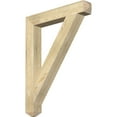 thumbnail image 1 of Ekena Millwork 4"W x 28"D x 36"H Traditional Craftsman Rough Sawn Bracket, Douglas Fir, 1 of 4