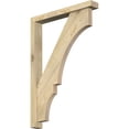 thumbnail image 1 of Ekena Millwork 4"W x 28"D x 40"H Balboa Block Rough Sawn Bracket w/ Offset Brace, Douglas Fir, 1 of 25