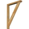 thumbnail image 1 of Ekena Millwork 4"W x 28"D x 40"H Traditional Block Rough Sawn Bracket w/ Offset Brace, Western Red Cedar, 1 of 25