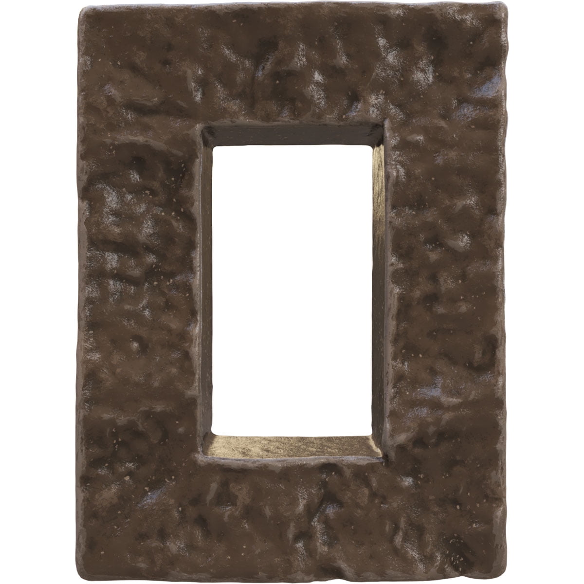Ekena Millwork 4"W x 3"D x 7 7/8"H Universal Electrical Cover for EverStone Faux Stone Siding Panels, Willow Peak