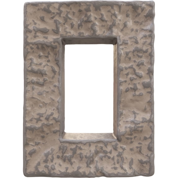 Ekena Millwork 4"W x 3"D x 7 7/8"H Universal Electrical Cover for EverStone Faux Stone Siding Panels, Boardwalk Bay