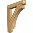thumbnail image 1 of Ekena Millwork 4"W x 30"D x 30"H Imperial Craftsman Rough Sawn Bracket, Western Red Cedar, 1 of 13