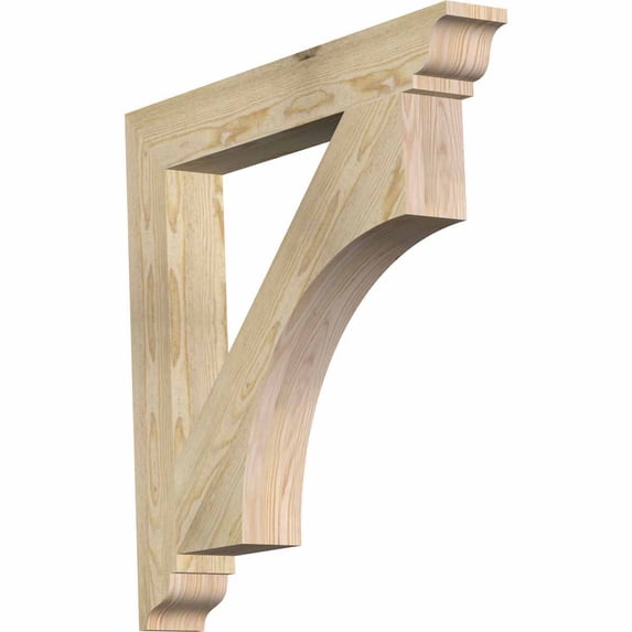 Ekena Millwork 4"W x 30"D x 30"H Westlake Traditional Rough Sawn Bracket, Douglas Fir