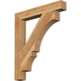 thumbnail image 1 of Ekena Millwork 4"W x 30"D x 34"H Balboa Block Rough Sawn Bracket, Western Red Cedar, 1 of 25