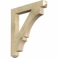 thumbnail image 1 of Ekena Millwork 4"W x 30"D x 34"H Balboa Craftsman Rough Sawn Bracket, Douglas Fir, 1 of 13
