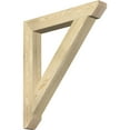 thumbnail image 1 of Ekena Millwork 4"W x 30"D x 34"H Traditional Slat Rough Sawn Bracket, Douglas Fir, 1 of 4