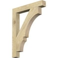 thumbnail image 1 of Ekena Millwork 4"W x 30"D x 38"H Balboa Block Rough Sawn Bracket, Douglas Fir, 1 of 25