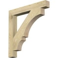 thumbnail image 1 of Ekena Millwork 4"W x 32"D x 32"H Balboa Block Rough Sawn Bracket, Douglas Fir, 1 of 25