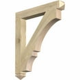 thumbnail image 1 of Ekena Millwork 4"W x 32"D x 36"H Balboa Arts & Crafts Rough Sawn Bracket, Douglas Fir, 1 of 13