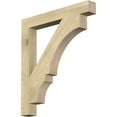 thumbnail image 1 of Ekena Millwork 4"W x 32"D x 36"H Balboa Block Rough Sawn Bracket, Douglas Fir, 1 of 25