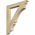 thumbnail image 1 of Ekena Millwork 4"W x 32"D x 36"H Balboa Traditional Rough Sawn Bracket, Douglas Fir, 1 of 13