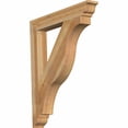 thumbnail image 1 of Ekena Millwork 4"W x 32"D x 36"H Funston Traditional Rough Sawn Bracket, Western Red Cedar, 1 of 13