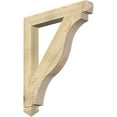 thumbnail image 1 of Ekena Millwork 4"W x 32"D x 38"H Funston Arts & Crafts Rough Sawn Bracket, Douglas Fir, 1 of 4