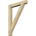 thumbnail image 1 of Ekena Millwork 4"W x 32"D x 44"H Traditional Block Rough Sawn Bracket, Douglas Fir, 1 of 25