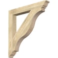 thumbnail image 1 of Ekena Millwork 4"W x 34"D x 34"H Funston Traditional Rough Sawn Bracket, Douglas Fir, 1 of 4