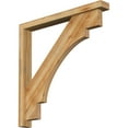 thumbnail image 1 of Ekena Millwork 4"W x 34"D x 34"H Merced Block Rough Sawn Bracket w/ Offset Brace, Western Red Cedar, 1 of 25